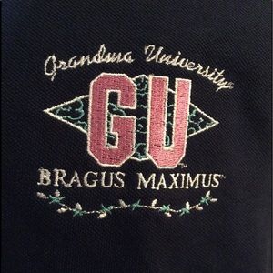 Grandma University Bragus Maximus, Polo Shirt, NWT